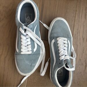 Unisex Vans women’s old skool light blue shoes